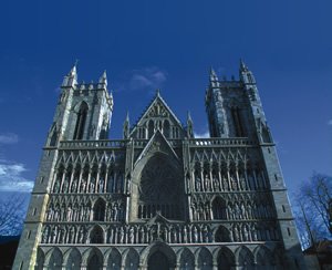 The impressive Nidaros Cathedral in Trondheim