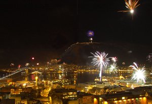 New Year Celebrations at Tromso