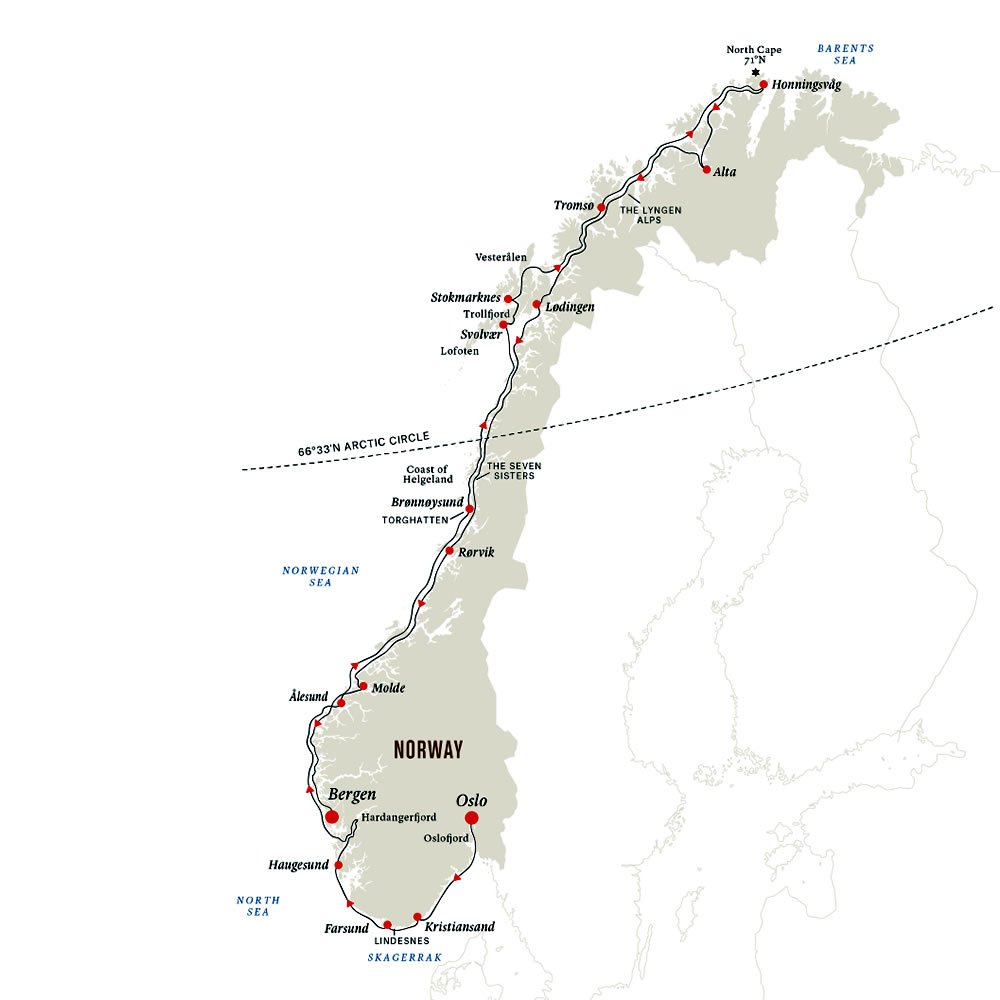 The North Cape Express - Full Voyage