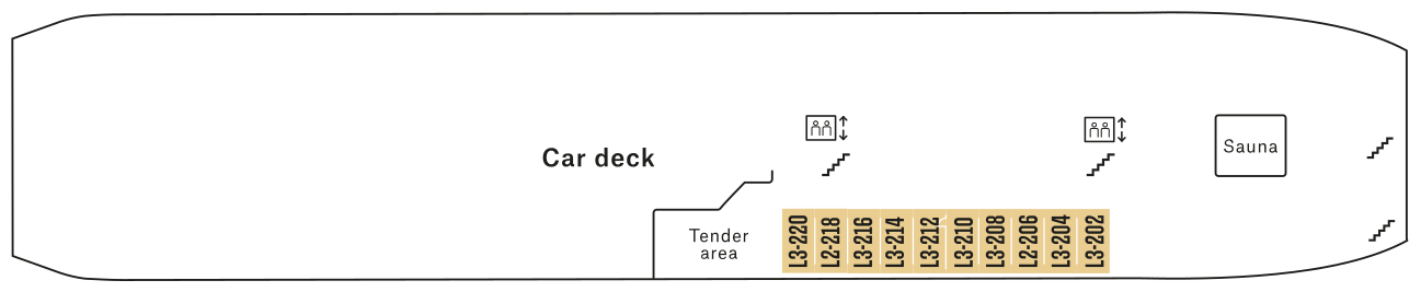 MS Nordlys Deck 2 MS Nordlys Deck 2